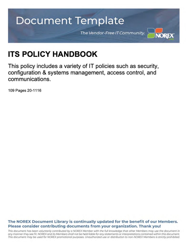 NOREX-IT-policy-handbook-cover